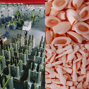 450 * 450mm Rubber Injection Moulding Machine , Durable Horizontal Injection