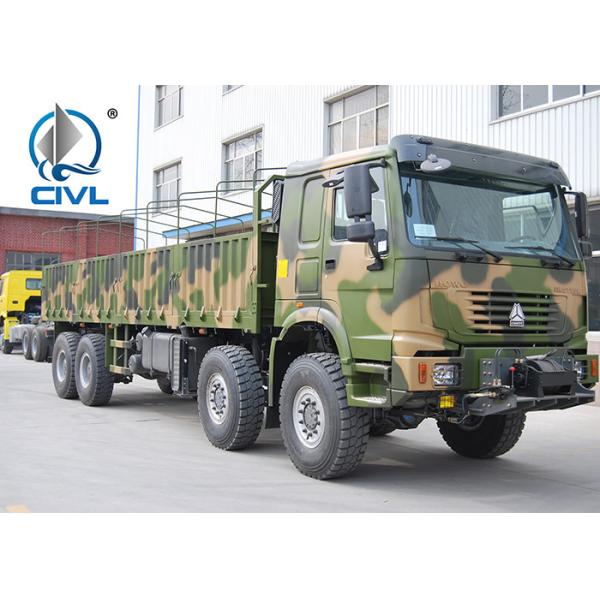 Hot Sale SINOTRUK HOWO 8x8 AWD Cargo Truck engine 450hp euro II