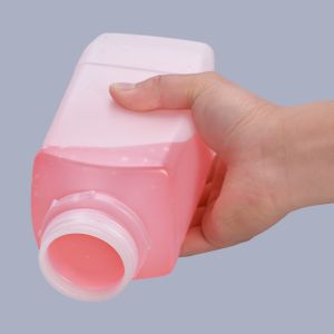 Food Grade Biodegradable Plastic 500ml HDPE Bottle With Screw Cap