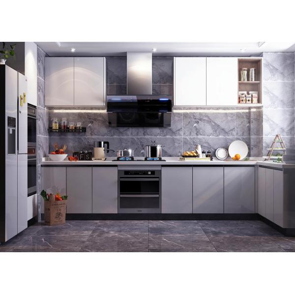 Custom Design Black Solid Wood Shaker Door Cabinet Kitchen Furnitures