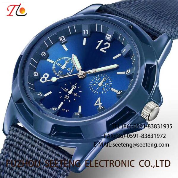 movement watch quartz Wrist Watch weave strap suitable for climbing skiing and outdoor sorts fo r men custom LOGO