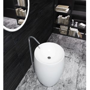 Quality Home Hotel Freestanding Single Sink Vanity Long Service Life for sale