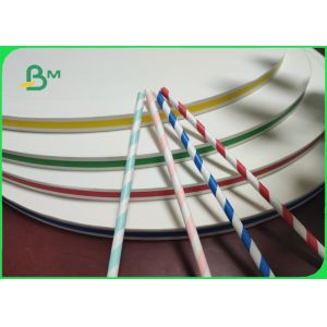 60gsm 120gsm Environmental Food Grade Paper Roll Straw Raw Material For Drinking
