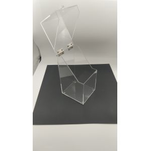 Quality Plexiglass Makeup Brush Display Stand Clear Acrylic Cosmetic Brush Holder for sale