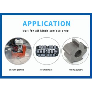 6pt Milling Cutter , Oscar DZH 200 Floor Scarifier Bartell BEF 275 Multi Plane