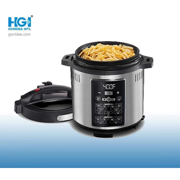 2 In 1 Nonstick Electric Pressure Cooker With Fryer Commercial Cooking Appliances