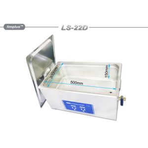 Portable High Frequency Ultrasonic Cleaner Medical Instruments 22liter Capacity