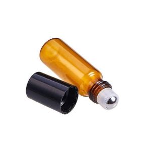 Glass Amber Empty Essential Oil Bottles Leakage Proof High Tightness