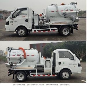 2m3 2000L 4.5tons Diesel Sewage Suction Truck High Performance For Urban Streets