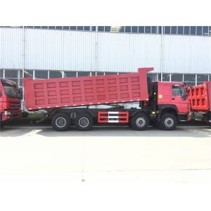 50 Ton 8x4 12 Wheeler 80km/H SINOTRUK Tipper Truck