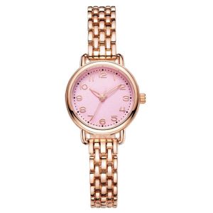 ODM Automatic Ladies Wrist Watch 1ATM Waterproof With Mushroom Buckle