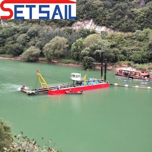 Famous Diesel Engine Brand Cutter Suction Dredging Machinery with Carriage
