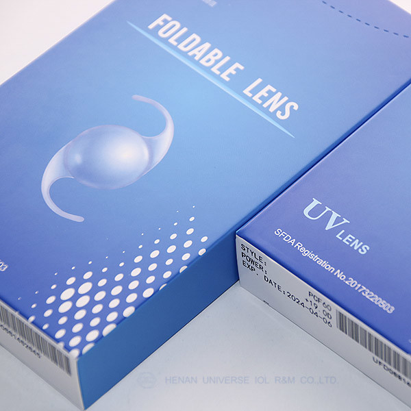 Buy ISO13485 HEMA PMMA Foldable Intraocular Lens For Cataract Surgery at wholesale prices