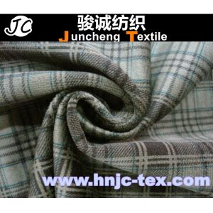 100% polyester plaid cotton imitation velvet fabric/grid printing Imitation