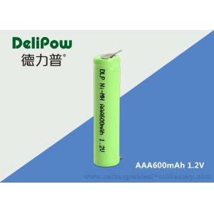 Quality 600mAh AAA NIMH Rechargeable Battery With Wide Temperature Range for sale