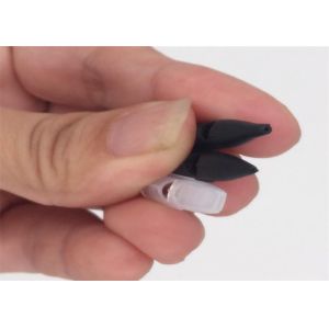 Plastic Transparent Or Black Permanent Makeup Tattoo Caps