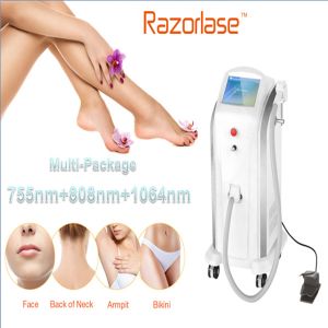 China 755nm-1064nm Laser Hair Removal Device / Body Hair Removal Machine Triple Diode Laser on sale