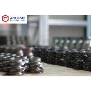 High Wear-Resistant W6Mo5Cr4V2 Twin Screw Extruder Screw Element with 38CrMoAlA