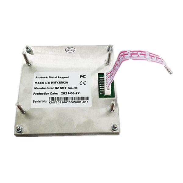 Kiosk SS304 Waterproof IP65 Metal Numeric Keypad 100×100mm 16 Keys