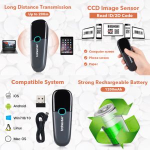 Trohestar N3 2.4G 2D 100m Long Range Barcode Reader