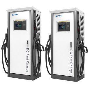 China 120kw CCS1 CCS2 Car Chademo EV DC Rapid Charging Station with 50Hz±10Hz Grid Frequency on sale
