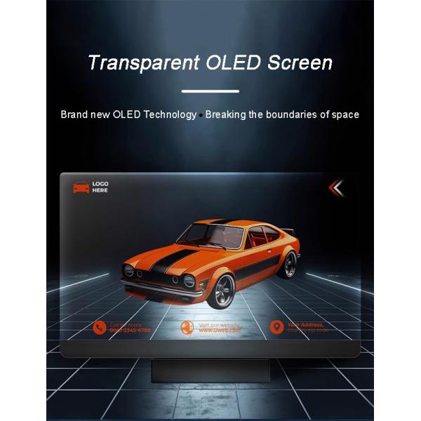 Ultra HD Transparent OLED Signage 21.5" See Through OLED Screen