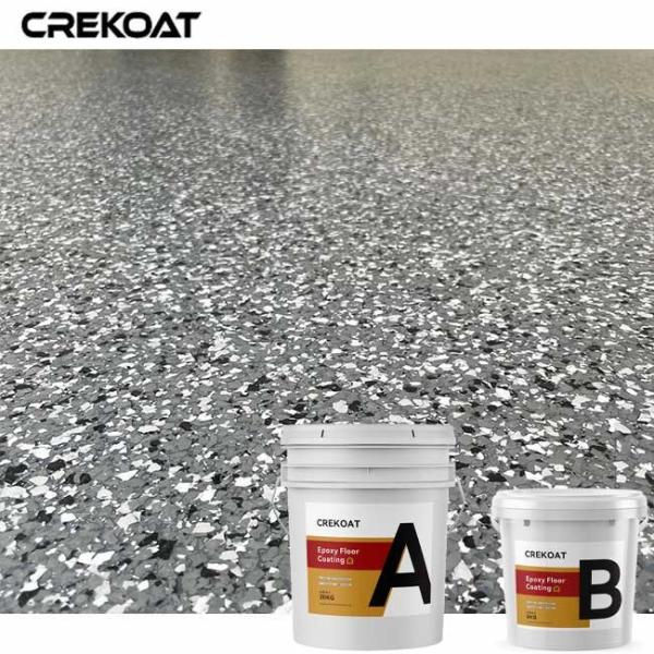 Buy One Coat Epoxy Flake Floor Biodegradable Variants Environmentally Friendly at wholesale prices