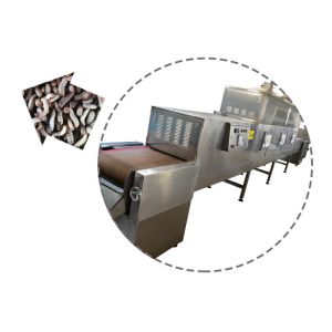Black Soldier Fly Larvae Microwave Drying Machine With Transmission System