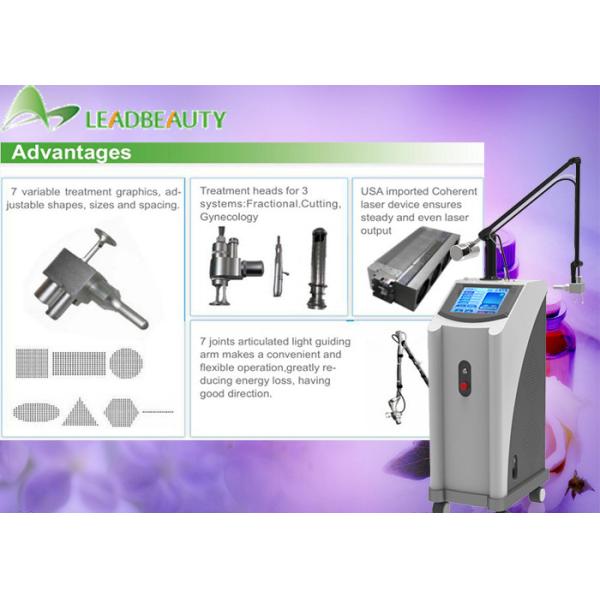 Buy 40W  Power Laser CO2 fractional 10600nm RF skin rejuvenation machine at wholesale prices