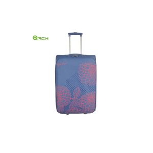 600D Polyester Travel Trolley Lightweight Luggage Bag with Skate Wheels