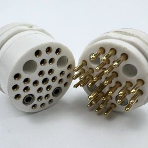 Coaxial ip68 High Current Circular Connector 26 Signals Insulator For Endoscopy