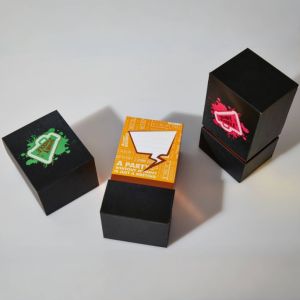 New Fashion design Custom printing cardboard paper box gift box with lid cover