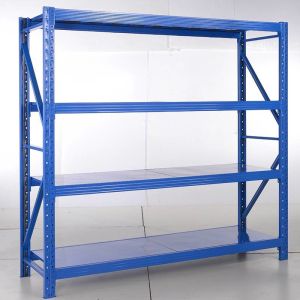 50mm Medium Duty Racking 200kg Adjustable Steel Rack Blue