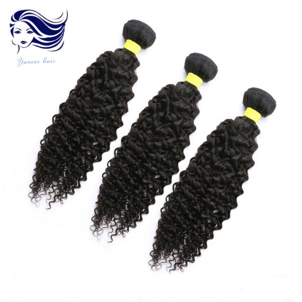 Buy 24inch Virgin Cambodian Hair Tangle Free Natural Black Jerry Curly at wholesale prices