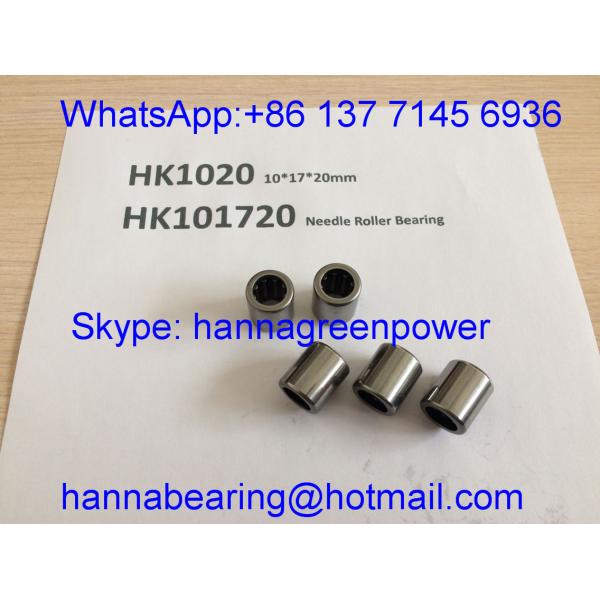 HK101720 / HK1020 / TA1020Z Drawn Cup Needle Roller Bearing With Open End 10*17