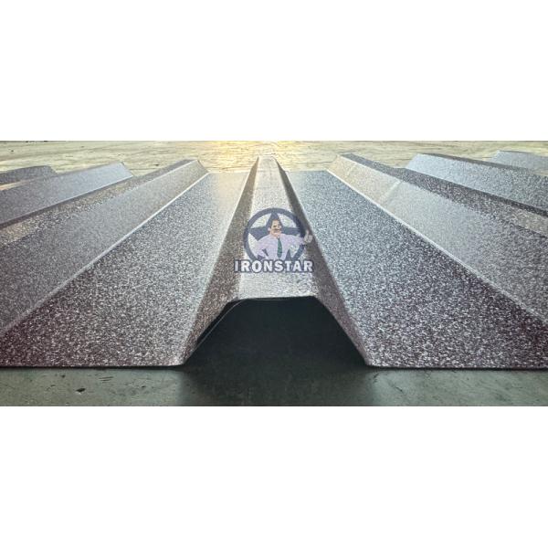 5 rib and 6 rib trapezoidal sheet double layer roll forming machine in Hungary