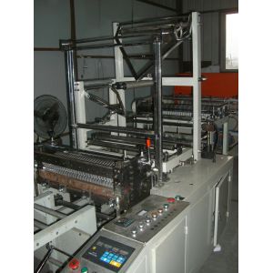 Plastic Eco Bag On Roll Making Machine Continuous Rolling / Bottom Sealing
