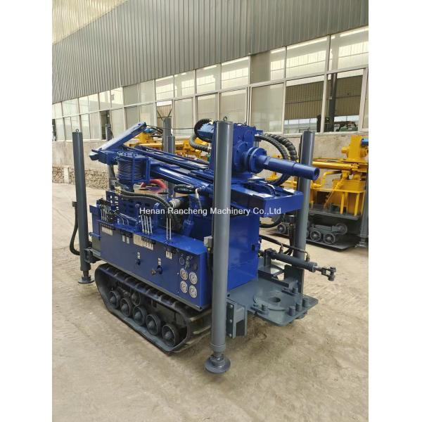 180m Mini Crawler Water Well Drilling Rig with 77.3KW YuChai Engine for Borehole