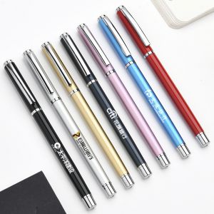 China Smooth Writing Metal Creative Gel Ink Pen Classic Business Office Signature Pen on sale