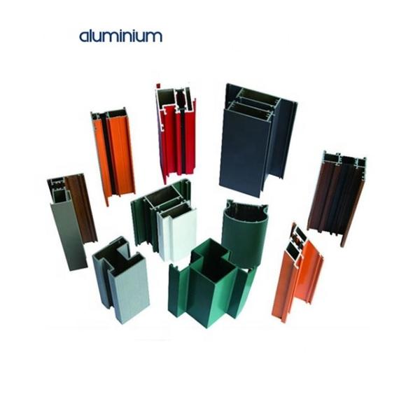 Buy Industrial Aluminum Door Profile Wooden Grain Coated Attractive Looking at wholesale prices