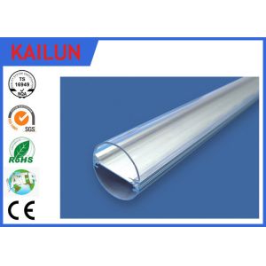 Extruded Aluminum Enclosure , Half Round 6063 / 6061T8 Led Aluminium Profiles