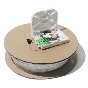 Anti UV Plastic 10m Cable Wall Mount Fiber Termination Box