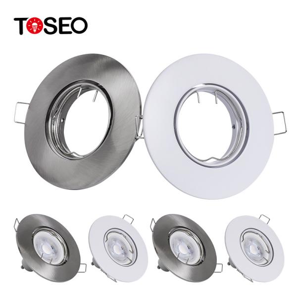 Buy Modern Adjustable Round Housing Gu10 Downlight Fitting 100mm Diameter at wholesale prices