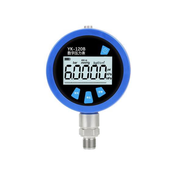 Accurate Digital Pressure Gauge with Overload Capacity up to 3 Times Full Scale