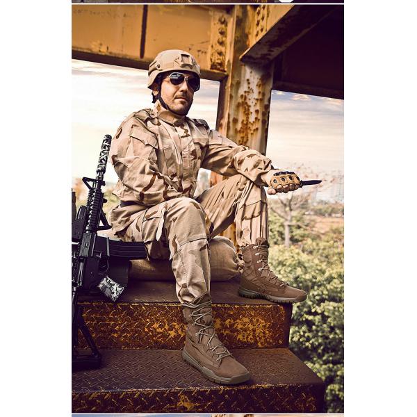 Wholesale Tactical Black Military Boots Hiking Shoes Defensive Rubber Sole Men's Tactical Boots Desert Boots