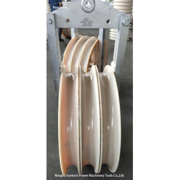 Contruction Transmission Line Steel Sheave Cable Conductor Stringing Pulley