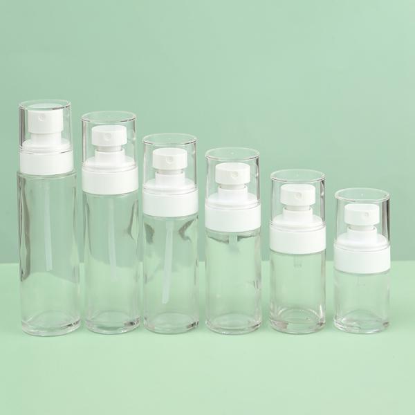 Cylinder 30 ml 50 ml 100 ml 120ml Empty Magnetic Perfume Spray Frosted Glass Bottle Supply with Customized Accepted Logo