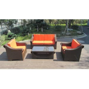 rattan sofa set