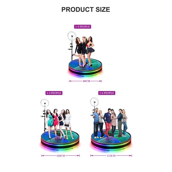 View Larger Image Rotating Picture Booth Automatic 360 Photo Booth Intelligent Remote