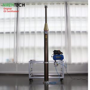9m non-lockable pneumatic telescoping antenna mast